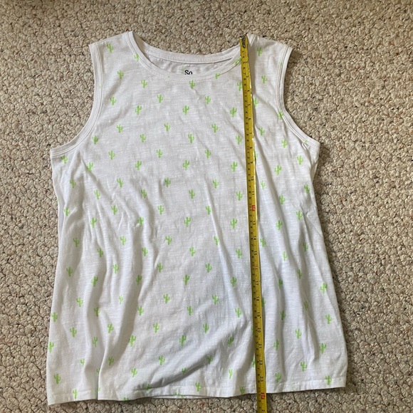 SO Cactus Tank Top Sleeveless Desert Theme Size Medium - Picture 8 of 13